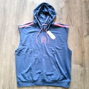 BRAND NEW Adidas World Wide Hoops Graphic Sleeveless Hoodie Men's Size XL